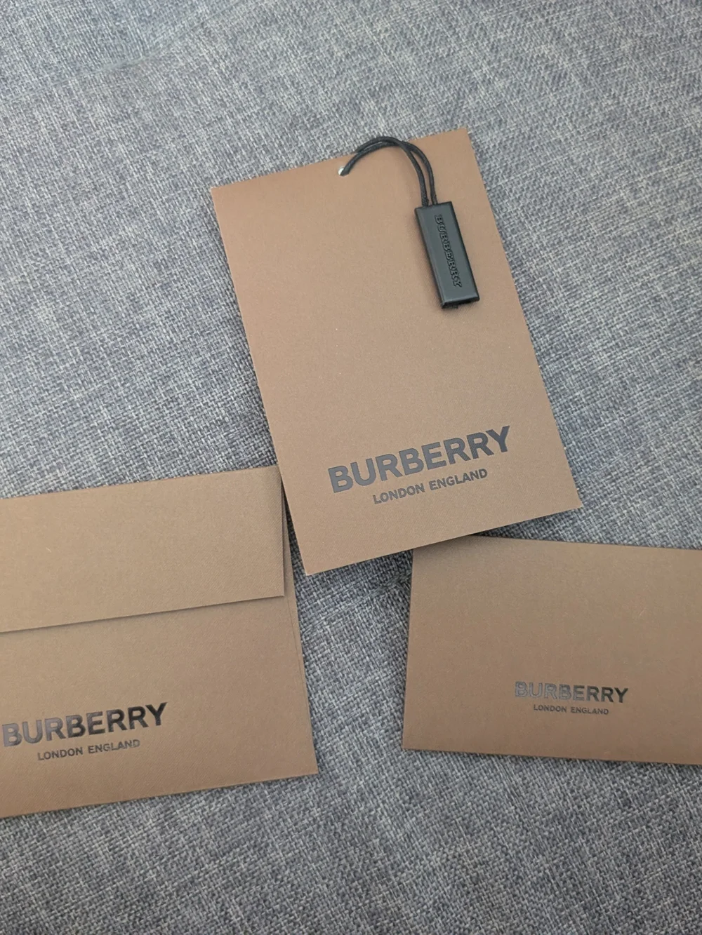 Burberry Black & White Canvas Tote Bag with Top Handle